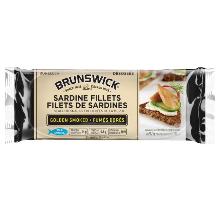 Sardine Fillets Seafood Snacks Golden Smoked