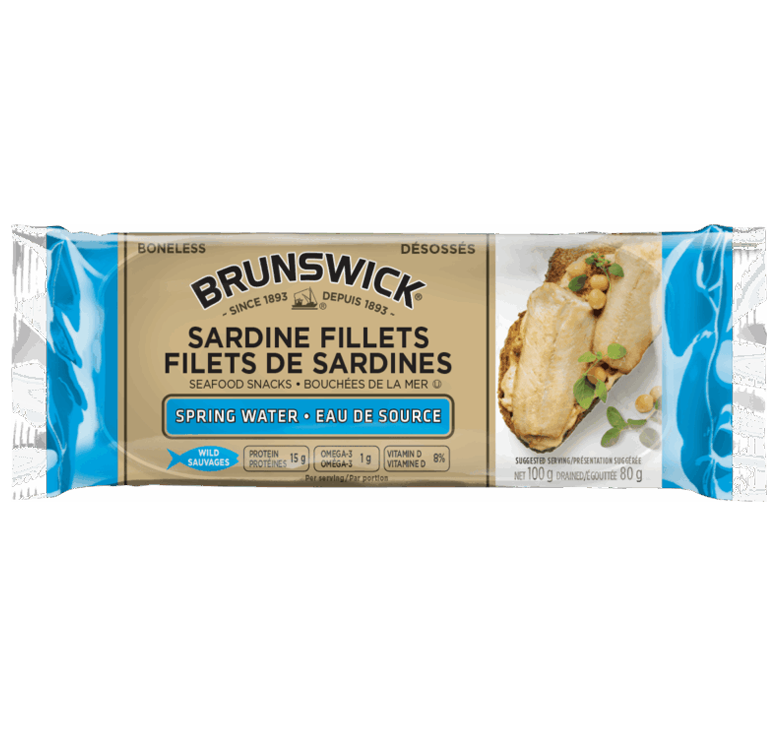 Sardine Fillets Seafood Snacks – Spring Water